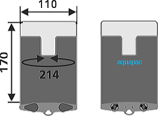 アクアパック 358　大型スマートフォン用防水ケース