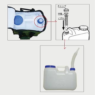 EXTRAエクストラ　マルチタンクカバー10Lポリタン付