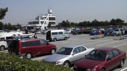 千葉市検見川の浜駐車場
