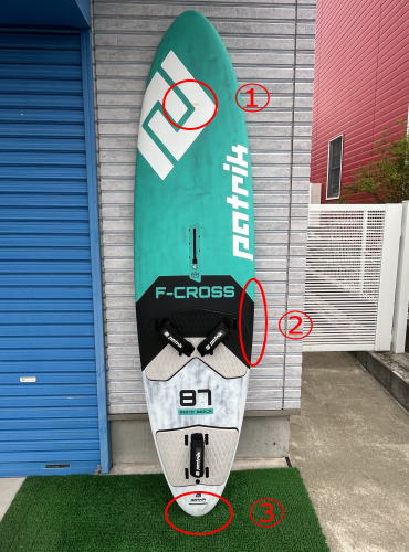 中古ボード2022patrikfcross87l