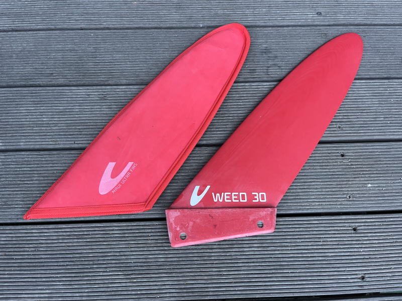 中古フィン　現行マウイウルトラフィンWEED30㎝タトルBOX